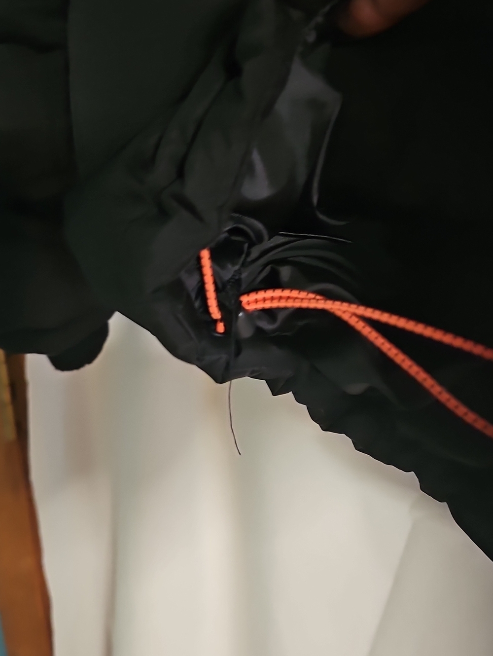 Hawke & Co Black Hooded Puffer Jacket with Subtle Logo - Picture 7 of 9